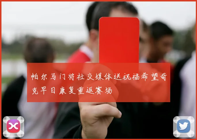 帕尔马门将社交媒体送祝福希望奇克早日康复重返赛场